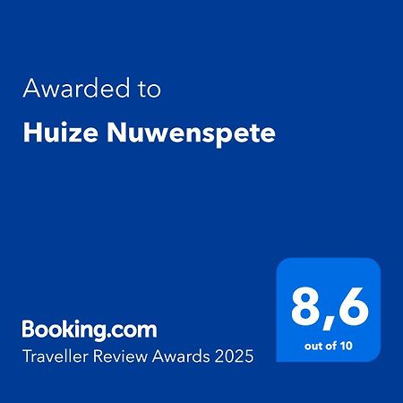 넌스피트 Huize Nuwenspete 빌라 외부 사진